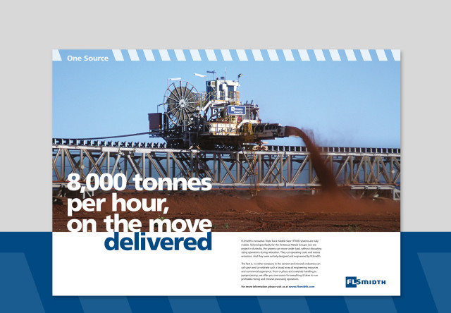 Ad | FLSmidth | Shaping up a big brand | CBC | Cross-Border Communications | Leading international B2B branding and marketing agency