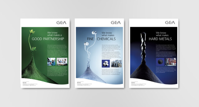 GEA Process Engineering and Biomedical research | A series of ads in international publications conveyed how the powder produced on GEA technology and know-how forms the foundation of highly recognisable products used all over the world | CBC