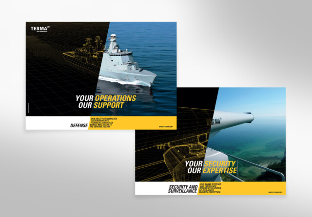 Terma | Underpinning the design and customer-focused functionality was the guiding brand concept “Allies in Innovation”, developed by CBC