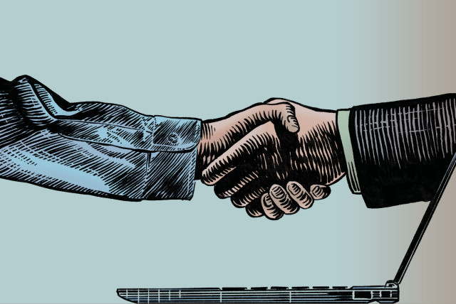 B2B customer alignment | CBC | Cross-Border Communications | Leading international B2B branding and marketing agency - handshake drawing