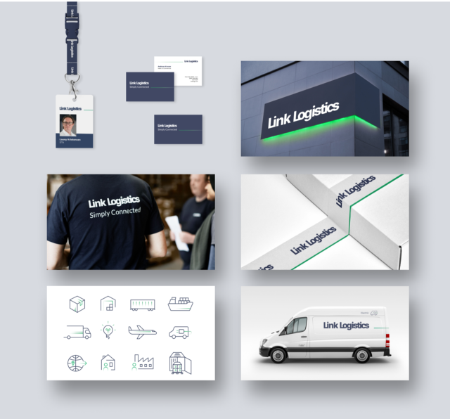 Link Logistics | CBC helped Link Logistics to develop a complete suite of marketing materials, including signage and sales materials