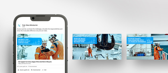 Since the rebrand, CBC has  continued to support Fred. Olsen Windcarrier with multiple digital lead generation and awareness campaigns