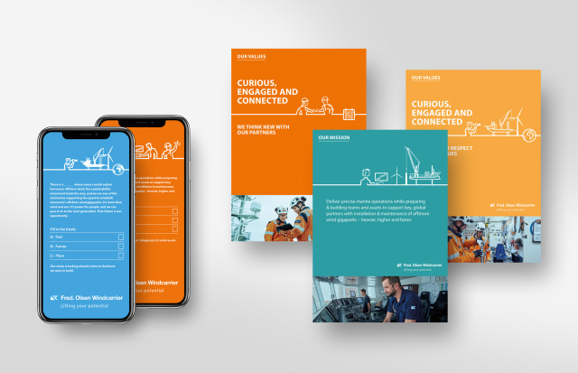 Fred. Olsen Windcarrier | The a new mission and values were communicated internally in multiple formats to ensure 'buy in' from management and employees | CBC