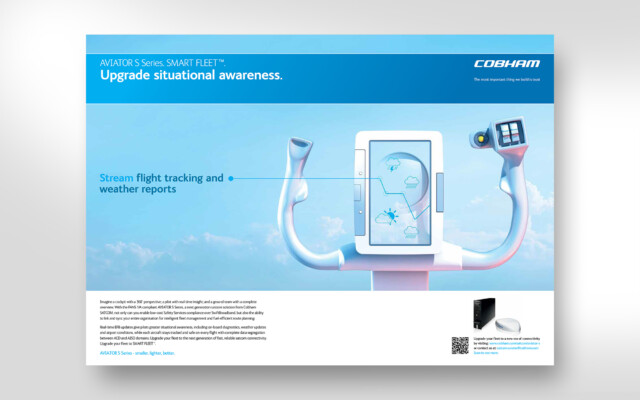 Cobham Aviator | A series of attention-grabbing print ads created awareness and promoted key messages | CBC