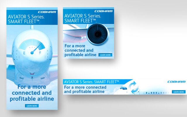 Cobham Aviator | The visuals and messages were condensed into a series of banner ads | CBC