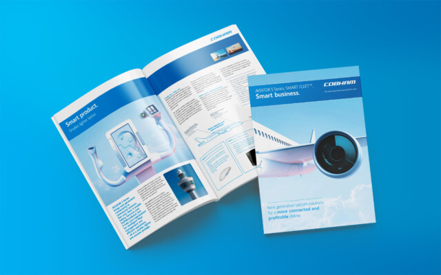 Cobham Aviator | CBC wrote and designed a sales brochure that promoted the service, concept, and key USPs | CBC