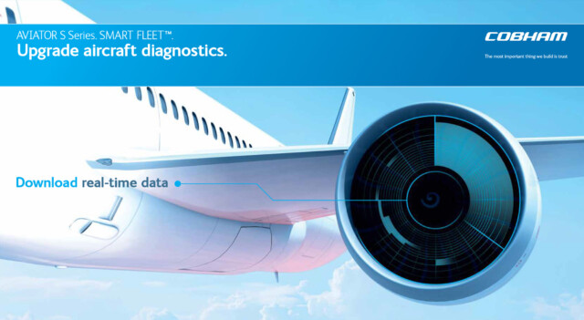 Cobham Aviator | CBC created a unique and highly engaging communications platform under the 'Smart Fleet' concept, including all visuals, messaging, and materials