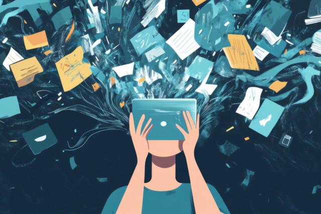 Information overload visual