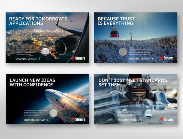 Struers | CBC created a new brand concept, messaging framework, and visual identity that clearly aligns Struers with its true value offering – not just as a supplier, but as a strategic enabler for innovation and progress | CBC