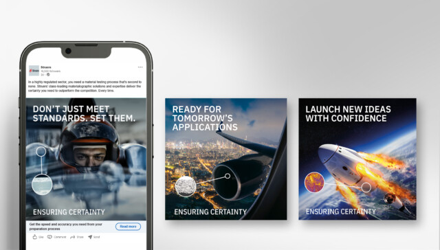 Struers | CBC created a new brand concept, messaging framework, and visual identity that clearly aligns Struers with its true value offering – not just as a supplier, but as a strategic enabler for innovation and progress | CBC